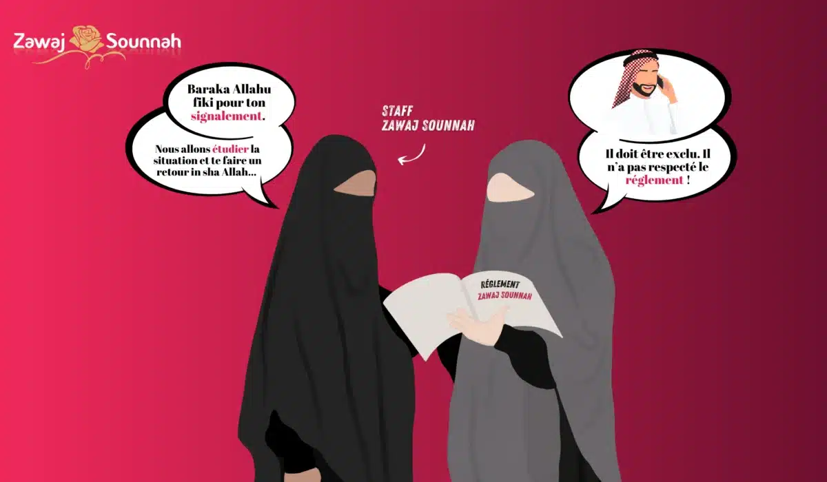 Zawaj Sounnah accusation et signalement de profil